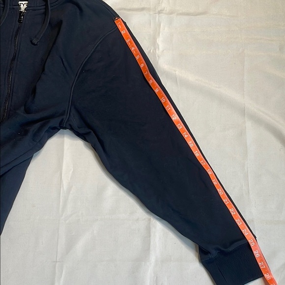 TYR Navy Blue Zip-Up Hoodie - Picture 6 of 8